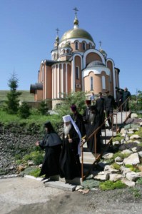 Божественная литургия в Свято-Алексиевском женском монастыре г. Саратова
