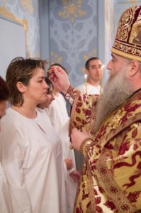 Крешальная Литургия в Свято-Троицком соборе г. Саратова