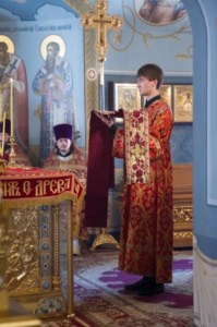 Крешальная Литургия в Свято-Троицком соборе г. Саратова