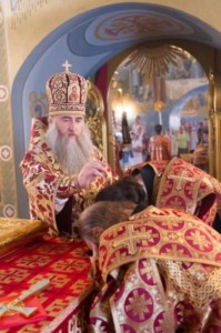 Крешальная Литургия в Свято-Троицком соборе г. Саратова