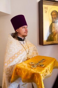 Божественная литургия в Крестовоздвиженском храме г. Саратова