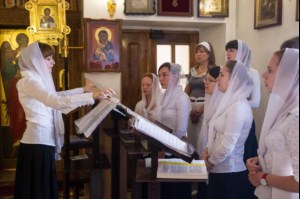 Божественная литургия в Крестовоздвиженском храме г. Саратова