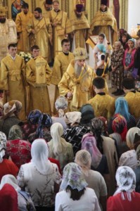 Божественная Литургия в храме святых первоверховных апостолов Петра и Павла г.Красноармейска