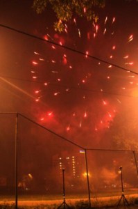 В честь 1025-летия Крещения Руси в Саратове был организован праздничный салют