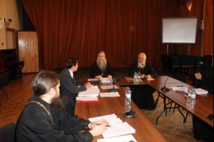 Заседание совместной рабочей группы Издательского Совета и Патриаршего совета по культуре под руководством Митрополита Лонгина