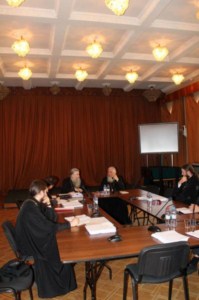 Заседание совместной рабочей группы Издательского Совета и Патриаршего совета по культуре под руководством Митрополита Лонгина