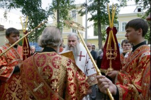 Божественная литургия в храме во имя великомученика и целителя Пантелеимона