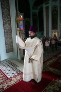 Всенощное бдение в Духосошественском кафедральном соборе Саратова