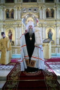 Божественная литургия в Духосошественском кафедральном соборе г.Саратова