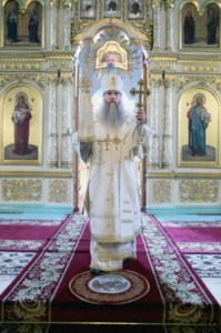 Божественная литургия в Духосошественском кафедральном соборе г.Саратова