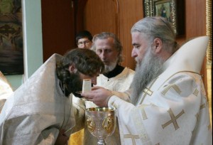 Божественная литургия в Духосошественском кафедральном соборе г.Саратова