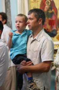 Божественная литургия в Духосошественском кафедральном соборе г.Саратова