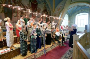 Божественная литургия в Покровском храме Саратова