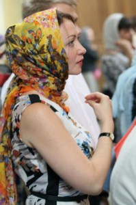 Божественная литургия в Покровском храме Саратова