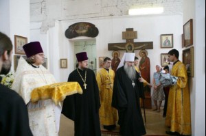 Божественная литургия в храме во имя cвятителя Митрофана Воронежского города Саратова