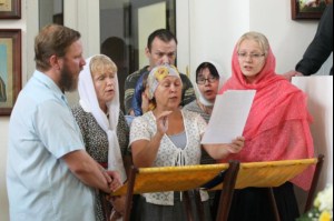 Божественная литургия в храме во имя cвятителя Митрофана Воронежского города Саратова