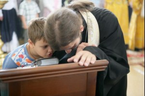 Божественная литургия в храме во имя cвятителя Митрофана Воронежского города Саратова