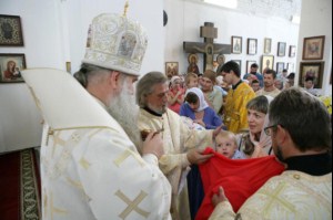 Божественная литургия в храме во имя cвятителя Митрофана Воронежского города Саратова