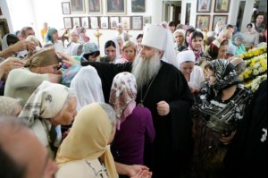 Божественная литургия в храме во имя cвятителя Митрофана Воронежского города Саратова