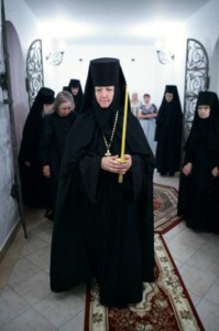 Божественная литургия в Свято-Алексиевском женском монастыре Саратова