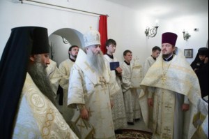 Божественная литургия в Свято-Алексиевском женском монастыре Саратова