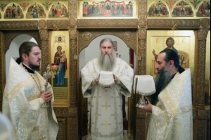 Божественная литургия в Свято-Алексиевском женском монастыре Саратова
