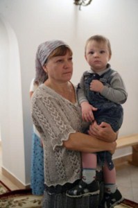 Божественная литургия в Свято-Алексиевском женском монастыре Саратова