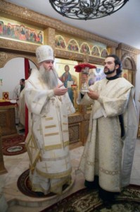 Божественная литургия в Свято-Алексиевском женском монастыре Саратова
