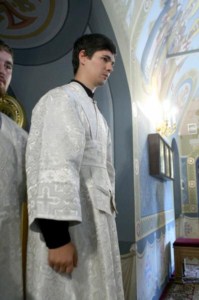 Крещальная Литургия в Свято-Троицком соборе Саратова