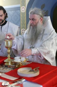 Крещальная Литургия в Свято-Троицком соборе Саратова
