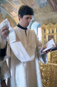 Крещальная Литургия в Свято-Троицком соборе Саратова