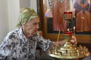 Всенощное бдение в храме в честь иконы Божией Матери «Утоли моя печали» Саратова