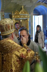 Всенощное бдение в Свято-Троицком соборе Саратова