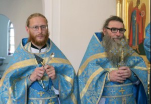 Божественная литургия в храме в честь Успения Пресвятой Богородицы п. Возрождение Хвалынского района
