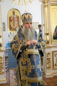 Божественная литургия в храме в честь Успения Пресвятой Богородицы п. Возрождение Хвалынского района