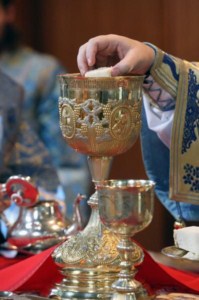 Божественная литургия в Духосошественском соборе Саратова
