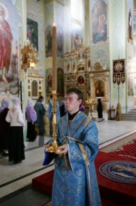 Всенощное бдение в Покровском храме Саратова
