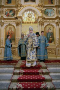 Всенощное бдение в Покровском храме Саратова