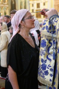 Всенощное бдение в Покровском храме Саратова