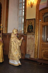 Всенощное бдение в Успенском кафедральном соборе Пензы