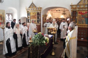 Отпевание Марины Андреевны Журинской