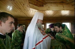 Всенощное бдение в храме преподобного Сергия Радонежского с. Кошели Воскресенского района