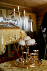 Всенощное бдение в храме преподобного Сергия Радонежского с. Кошели Воскресенского района