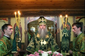 Всенощное бдение в храме преподобного Сергия Радонежского с. Кошели Воскресенского района