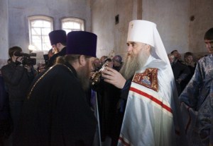 Божественная литургия в Покровском храме с.Сокур Татищевского района