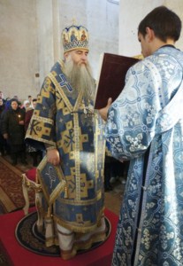 Божественная литургия в Покровском храме с.Сокур Татищевского района