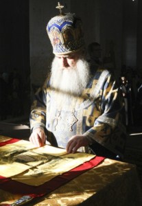 Божественная литургия в Покровском храме с.Сокур Татищевского района