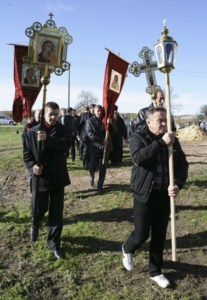 Божественная литургия в Покровском храме с.Сокур Татищевского района
