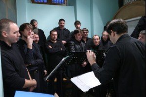 Всенощное бдение в Духосошественском кафедральном соборе Саратова