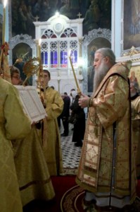 Всенощное бдение в Духосошественском кафедральном соборе Саратова